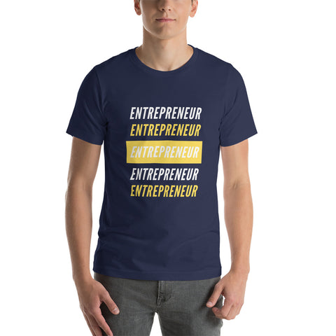 Entrepreneur on Repeat - Short-Sleeve Unisex T-Shirt