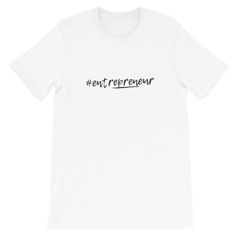 #entrepreneur - Short-Sleeve Unisex T-Shirt - Black